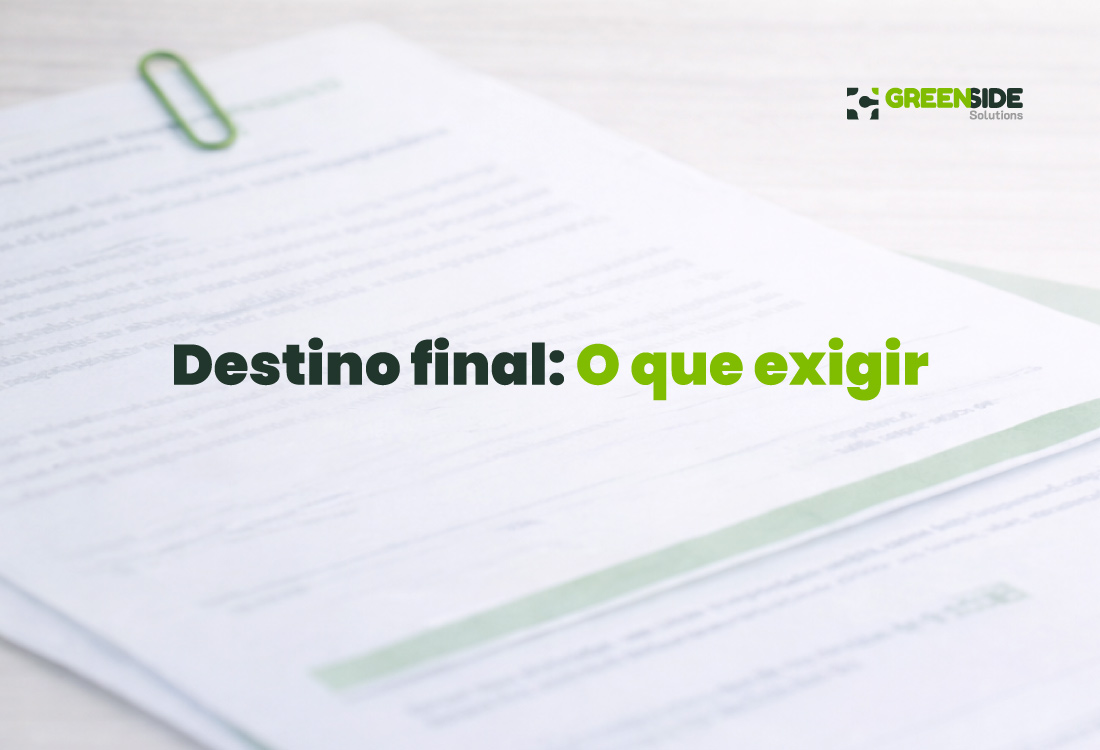Destinação final de resíduos e rastreabilidade empresarial